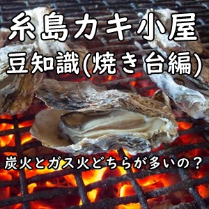 糸島カキ小屋焼き台情報